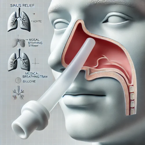 DALL·E 2025-03-13 05.30.14 – A sinus relief silicone nasal breathing straw designed to alleviate nasal congestion and improve airflow. The straw is made of soft, medical-grade sil DALL·E 2025-03-13 05.30.14 - A sinus relief silicone nasal breathing straw designed to alleviate nasal congestion and improve airflow. The straw is made of soft, medical-grade sil